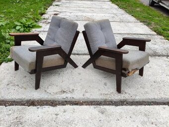 ÚLUV návrh Navrátil párová retro křesla