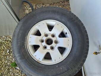 Mitsubishi Pajero-orig. ALU kola sada+pneu 95%