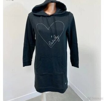 Třpytivé mikinové šaty