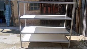Prodám bytelné ocelové regály vyrobené z jeklu 40x40mm