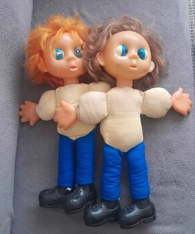 Staré retro hračka paneka.