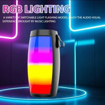 Bluetooth reproduktor s LED podsvícením