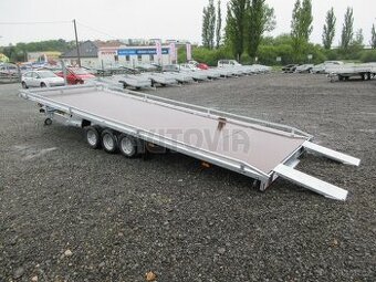 Nízkoložný hydraulicky sklopný přívěs AD 3,5T B3 5,13x2,09 p