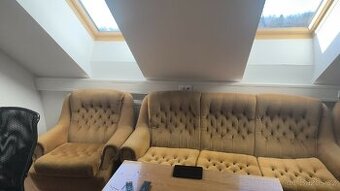 Sedačka a dvě kresla