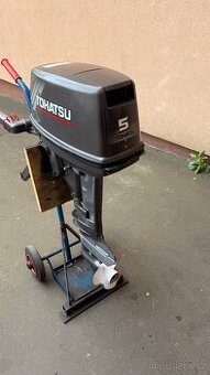 Lodni motor Tohatsu 5 (8)hp 2t 2valec, kratka noha