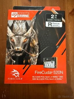 SEAGATE FireCuda 520N 2TB M.2 2230 PCIe Gen4 NVMe TLC 5/3,2G