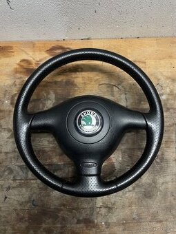 Kožený perforovaný volant pro Škoda Octavia / Fabia RS