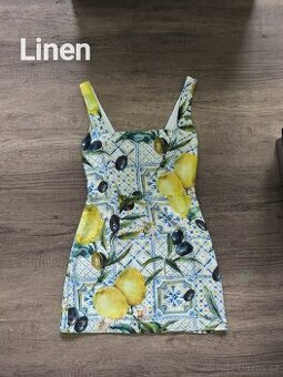 Lněné šaty Reserved vel.S
