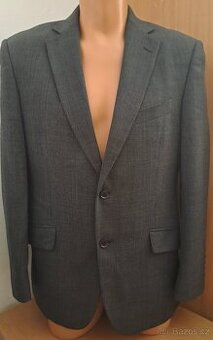 Pánské šedé sako M&S Collection/48-M/2x52cm