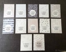 Milníkové kartičky - nová sada - 1