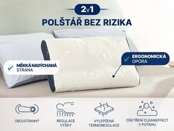 Polštář Dormeo Air+ Smart (NOVÝ, NEPOUŽITÝ)