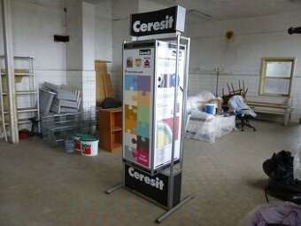 Reklamní BANNER, otáčecí reklama - ANTICORO nerez ocel