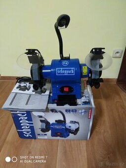 Prodám NEPOUŽITOU Dvoukotoučovou brusku Scheppach BG 150.