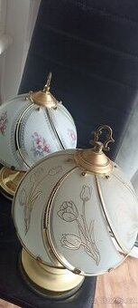Dobrý den prodám Retro staré stolní lampičky cca 35cm 40W, s