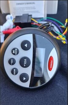 Vodotěsné rádio kulaté s bluetooth a MP3