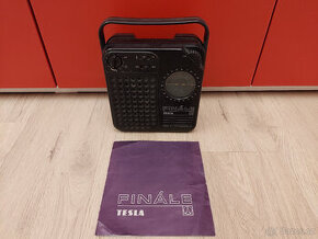 Retro rádio Tesla Finále 2834B + orig. manuál