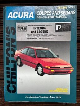 HONDA ACURA INTEGRA LEGEND originální montážní manual servis