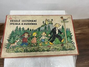 Stará stolní společenská hra Hurvínek a špejbl - 1