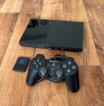 Sony Playstation 2 Slim (SCPH-90004) černá