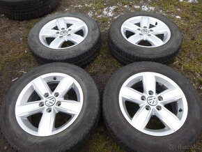 4x orig. alu vw (5x112) zimní pneu 195/65 r15