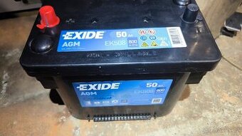 Baterie Exide Start-Stop AGM 12V 50Ah 800A EK508