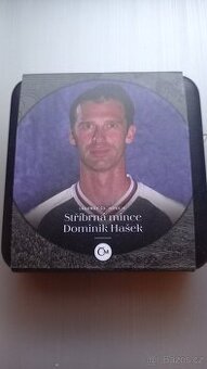 Stříbrná mince Dominik Hašek 1 Oz, proof