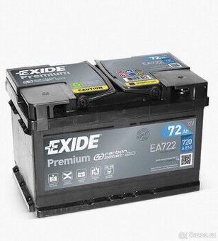 autobaterie EXIDE Premium 72Ah, 12V, EA722