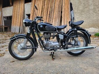 BMW R26 1956, vsechny čísla shodny,včetně bílé SPZ a TP