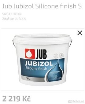 Omítka fasádní silikonová