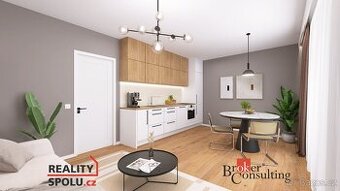 Pronájem, byty/1+kk, 34 m2, Bratislavská, Brno, Brno-město [