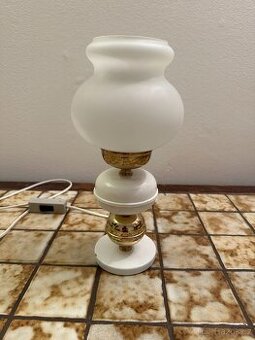 Vintage Stolní Lampa "Lustry KP Kamenický Šenov"
