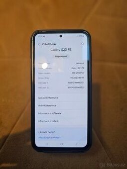 Samsung Galaxy S23 FE 8GB/256GB Černa