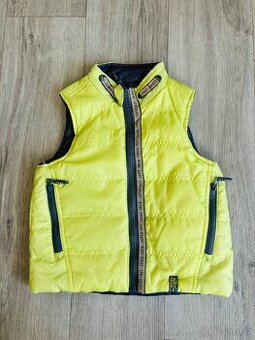 Oboustranná podzimní vesta - vel.92/98