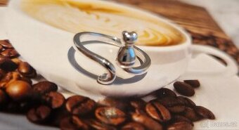 Nový dámský stříbrný prstýnek prsten 925 kočičí