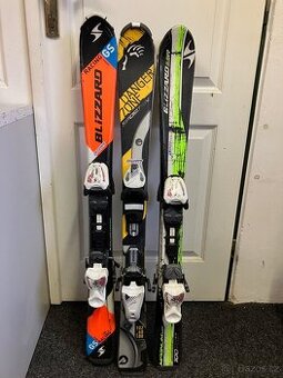 3x sjezdové lyže vel. 100 cm
