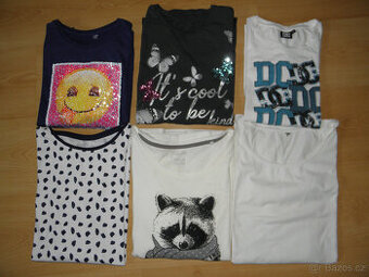 DÍVČÍ TRIKA DLOUHÝ RUKÁV v. 146