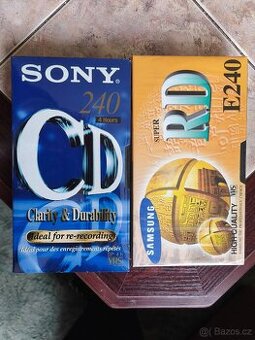 VHS kazety, nerozbalené