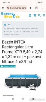 Bazén intex
