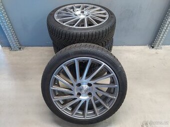 ❄ Zimní ALU kola 17" Peugeot 208– pěkné pneu ❄