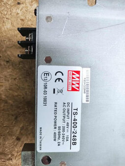 MEAN WELL TS-400-248B DC/AC měnič 48V/230V