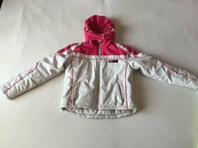 Dívčí zimní bunda růžová 158