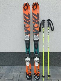 Dětské lyže Volkl Racetiger 110 cm a boty Atomic 33/34