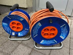 Prodlužovací kabely na bubnu 50m a 25m EMOS 4 zásuvky