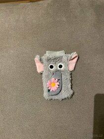 3D roztomilý chlupatý sloní obal na telefon/powerbanku