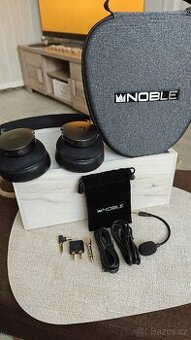 Bezdrátová ANC sluchátka Noble Audio FoKus Apollo faktura.