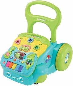Dětské hrající edukační chodítko Baby Mix modré