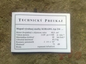 KARTIČKA MANET KORÁDO 2 KW