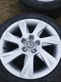 ALU kola 5x112 R17 Audi, vw - letní Bridgestone 215/55/17
