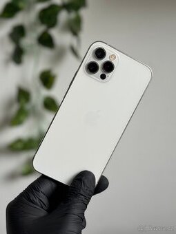 iPhone 12 Pro 256GB stříbrný - 100% baterie
