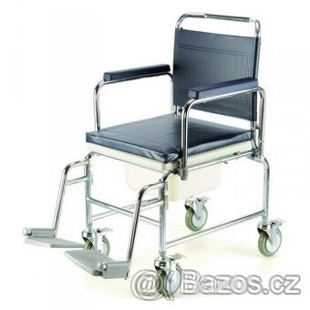 seniorské toaletní křeslo na kolečkách - 1